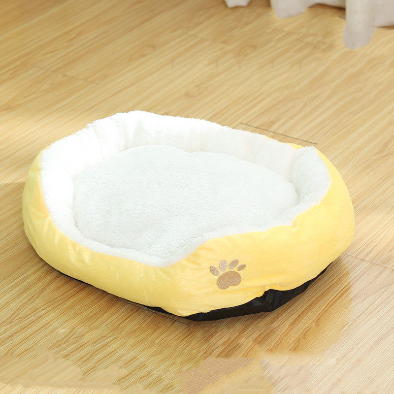 Removable Washable Round Kennel Bed for Pets