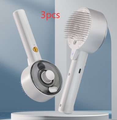 Self-Cleaning Steam Hair Removal Brush for Pets