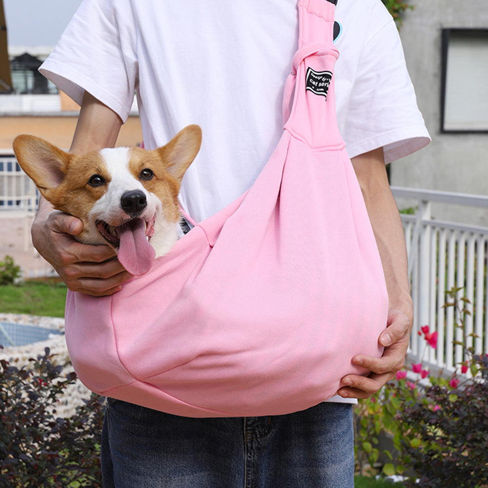 Portable Pet Carrier Shoulder Bag Comfortable Outdoor Travel Sling