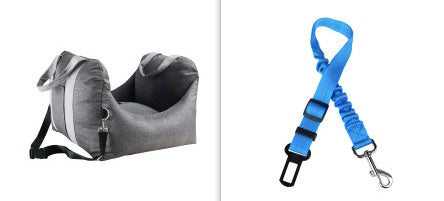 Waterproof Pet Car Seat Carrier Basket Breathable Travel Bag
