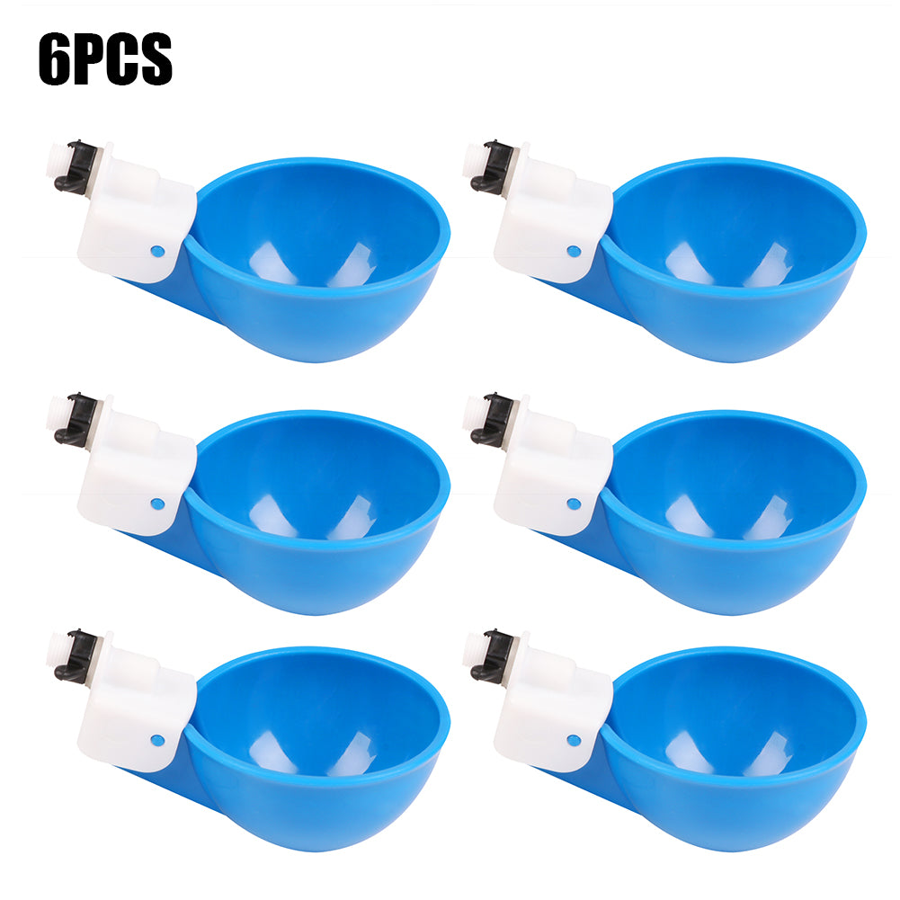 Chicken Drinker Thickened Round Tube Straight Through