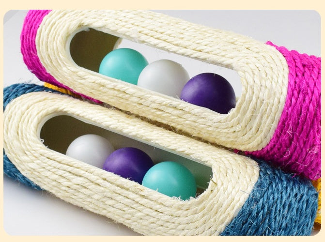 Long Sisal Drum Toys for Pets Three-Pack