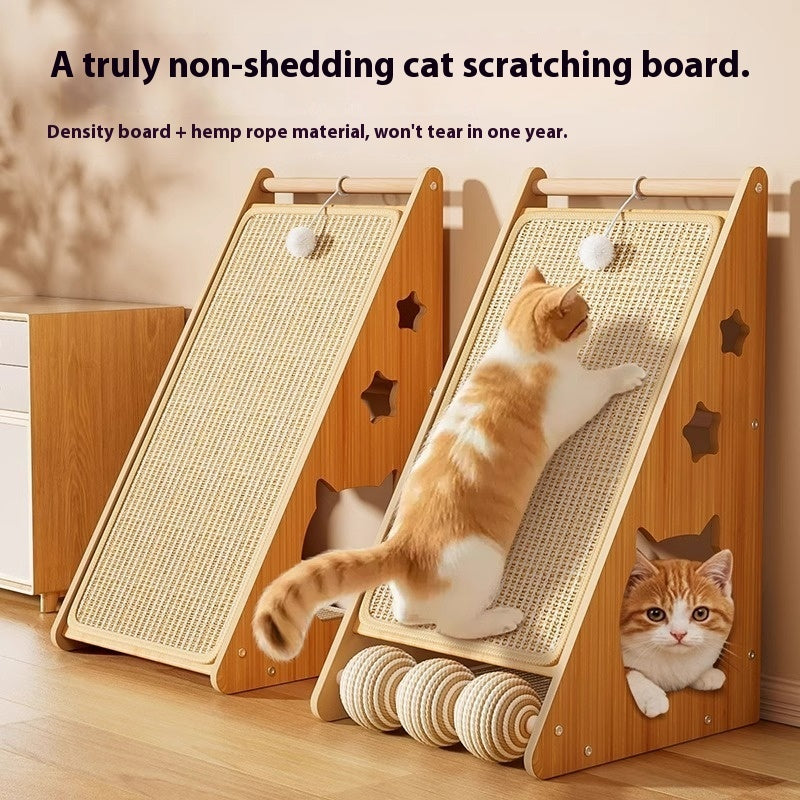 Pet Vertical Wear Resistant Wall Mounted Scratch Board Panel