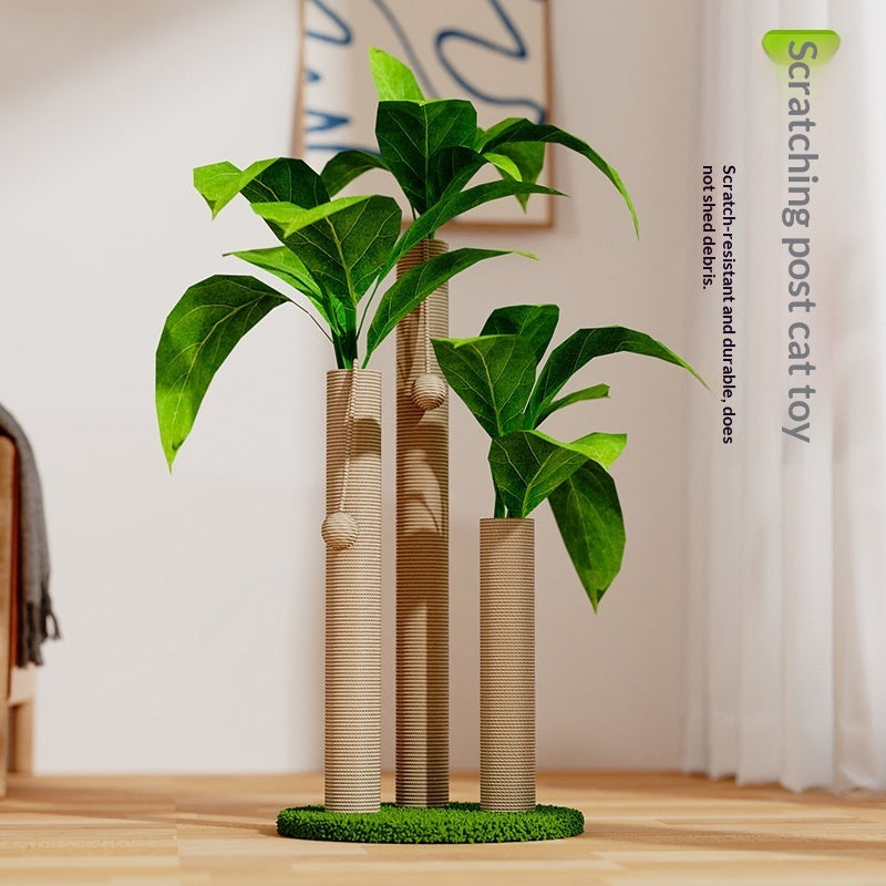 Coconut Tree Pet Scratcher And Climbing Tower
