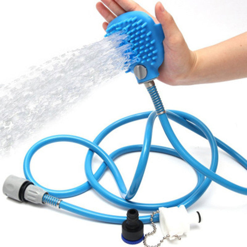 Pet Bathing Tool Shower Sprayer Brush Comfortable Massage Cleaner