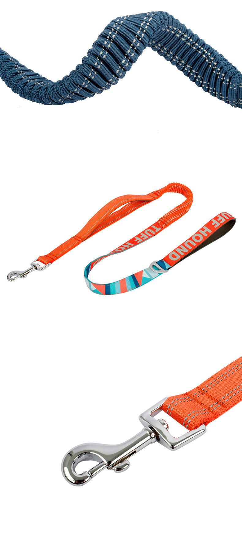 Pet Stretchable Tractor Leash Adjustable Control Lead