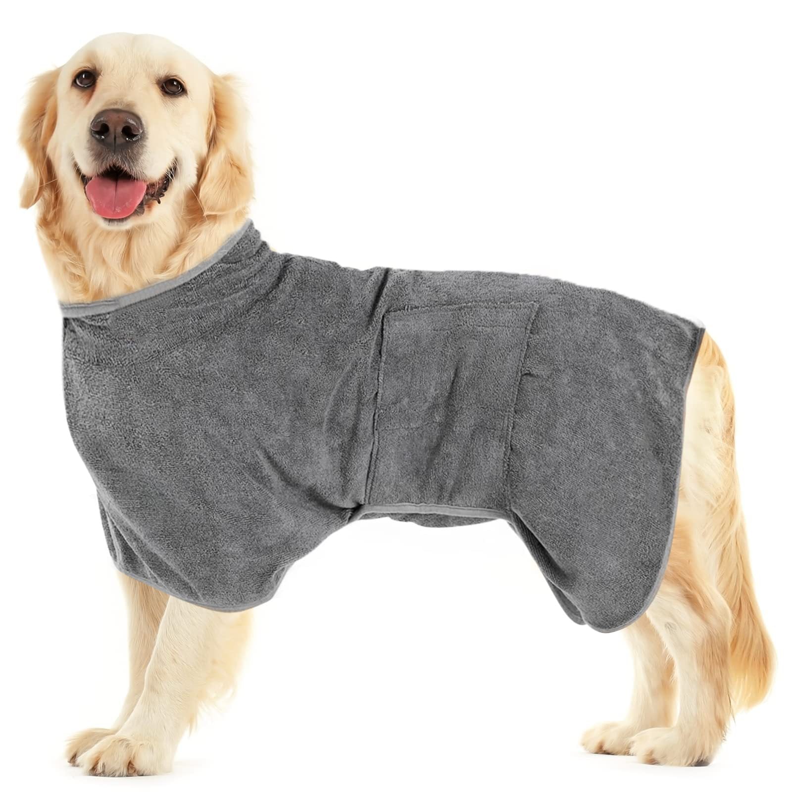 Pet Bath Robe Towel For Pet Drying Care