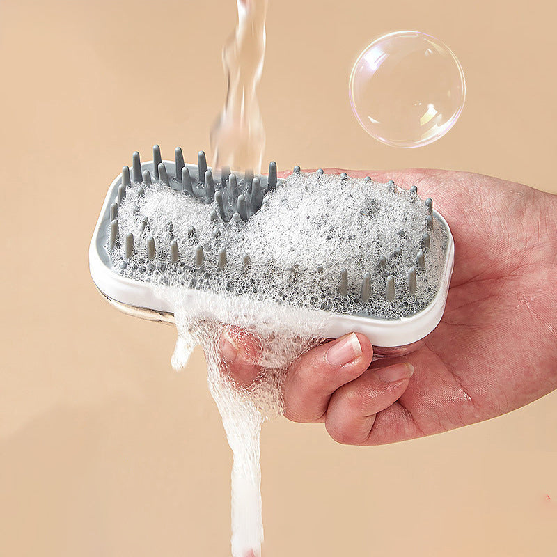 Silicone Pet Bath Brush Massage Grooming Cleaning Foam Tool