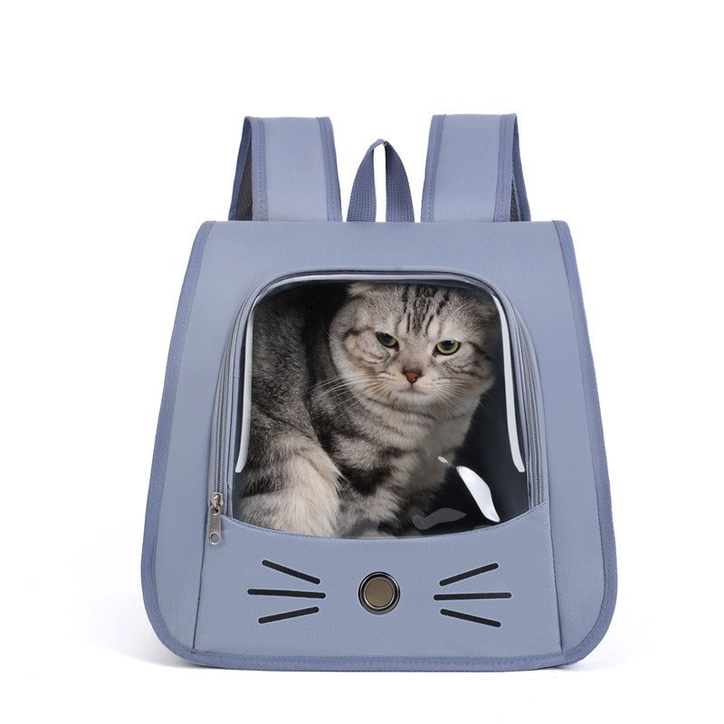 Portable Breathable Pet Carrier Backpack Comfortable Outdoor Transport Bag