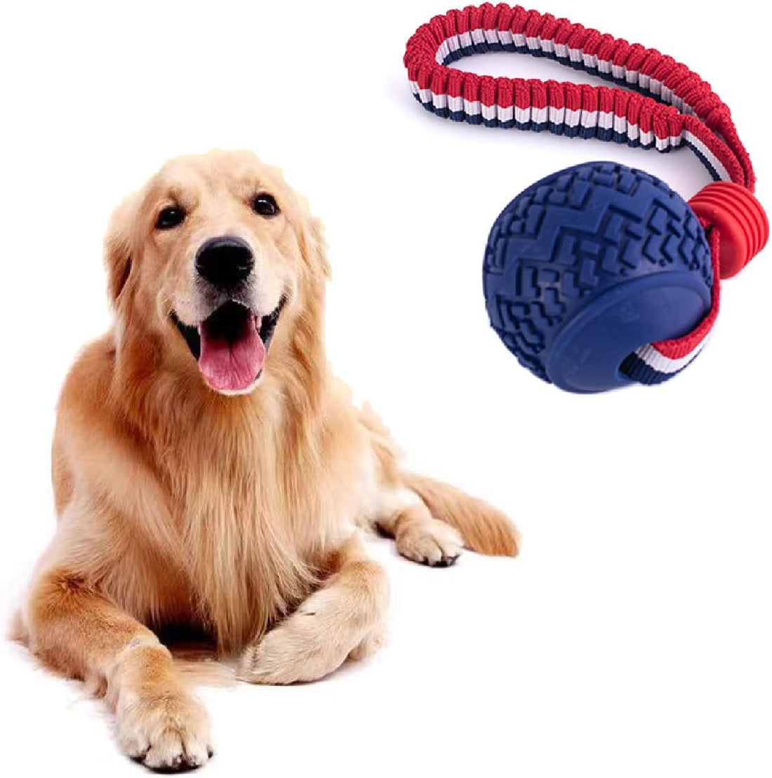 Ball Rope Tug Toy Durable Non Toxic Interactive Pet Toy