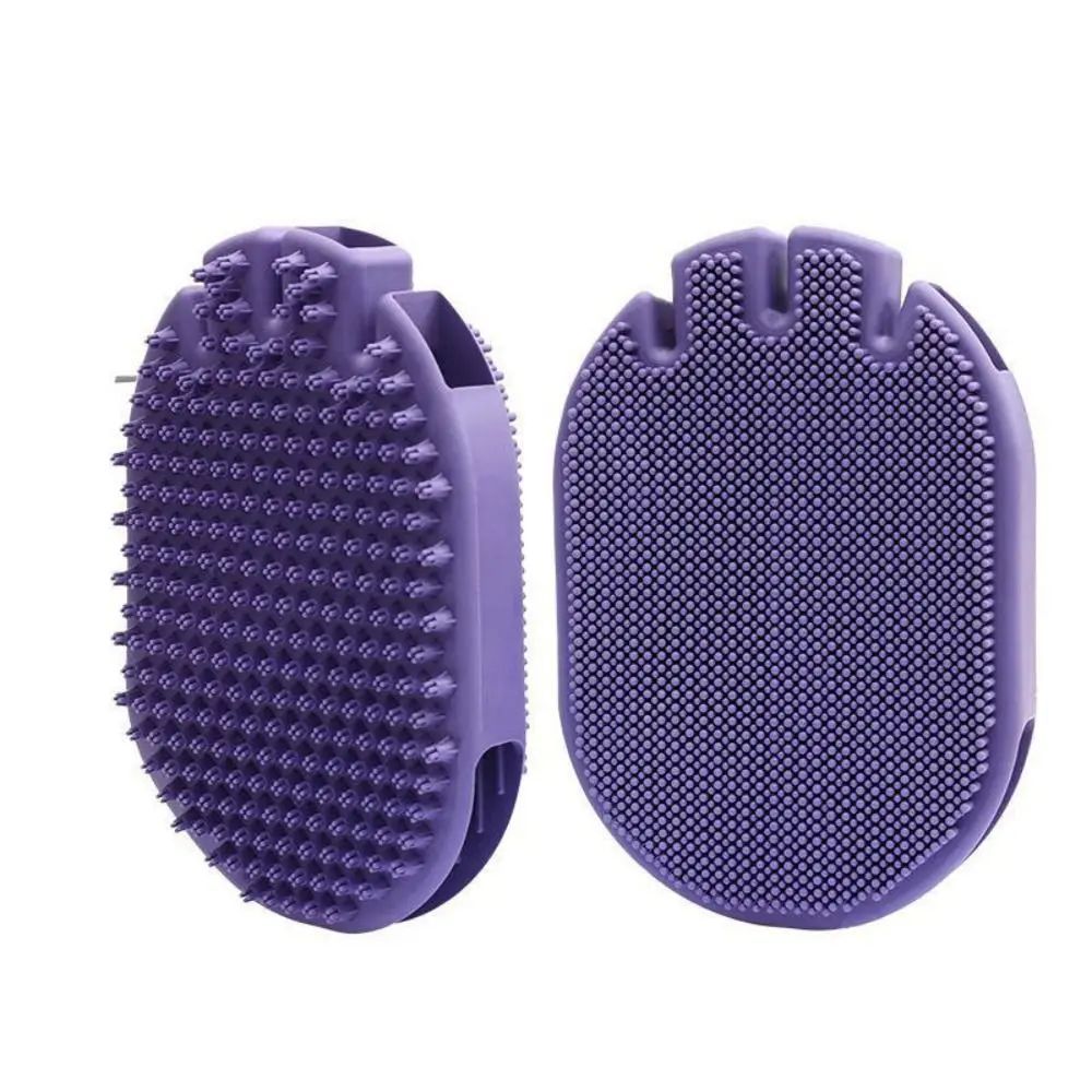 Pet Shampoo Massage Brush Soft Bristle Grooming Tool For Pet Care