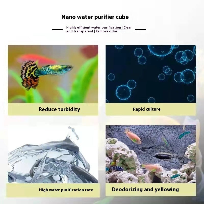 Large Household Fish Tank Water Purification Cube
