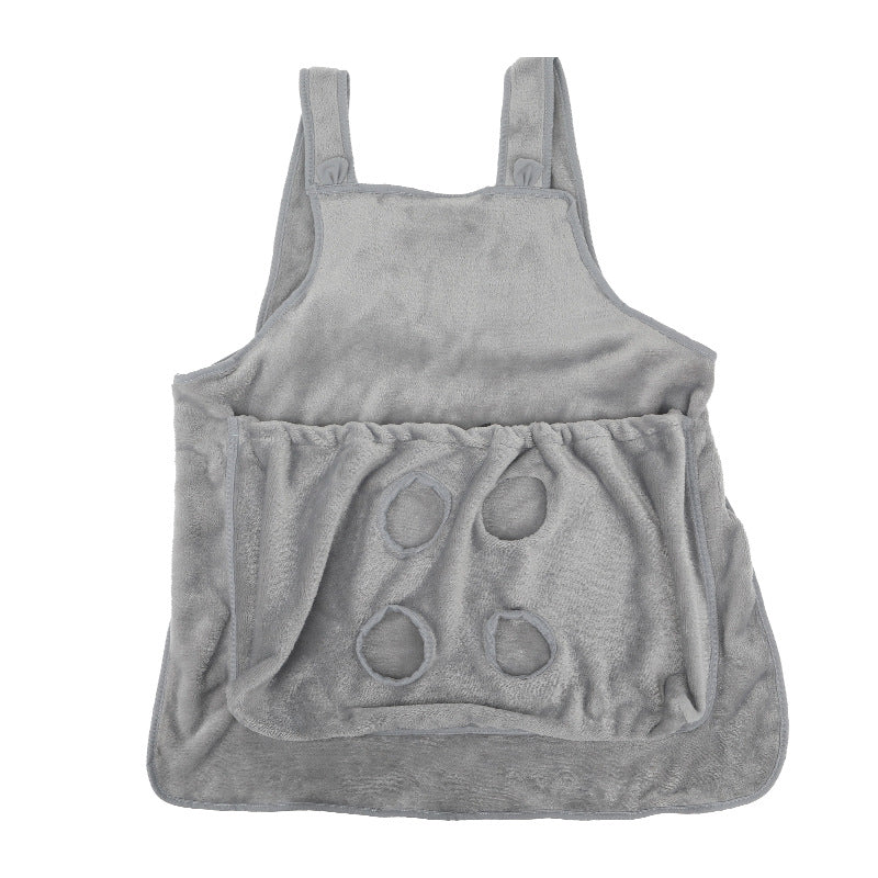 Pet Outdoor Travel Chest Carrier Apron Plush Sleeping Pouch