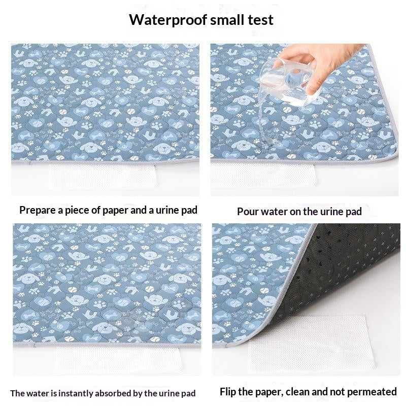 Breathable Absorbent Pet Training Pads Machine Washable Non Slip Use Mats