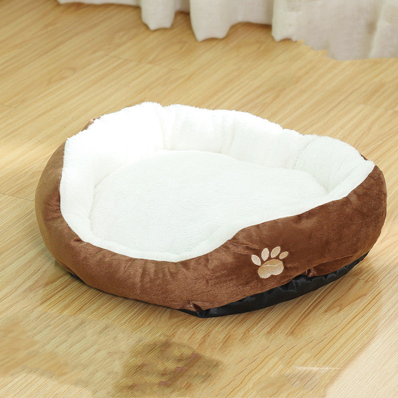 Removable Washable Round Kennel Bed for Pets