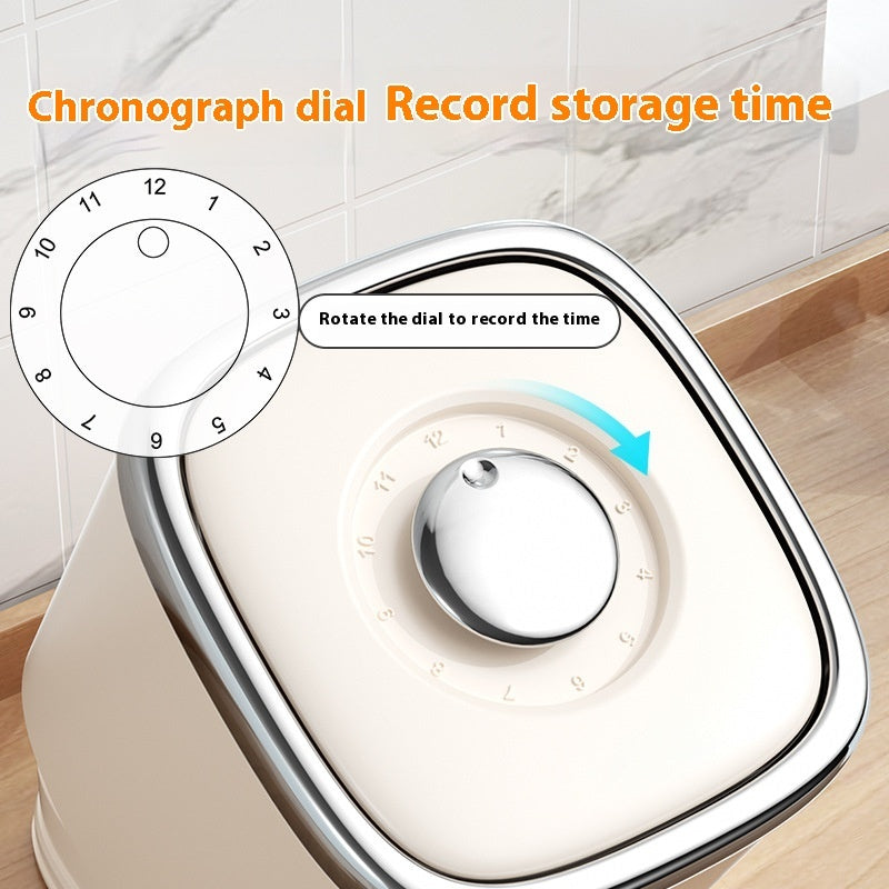Automatic Rotatable Rice Storage Bucket Moisture Proof Insect Proof