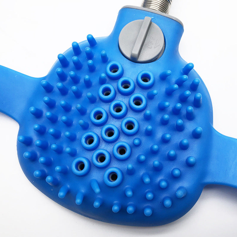 Pet Outdoor Shower Bath Brush Cleaning Grooming Tool