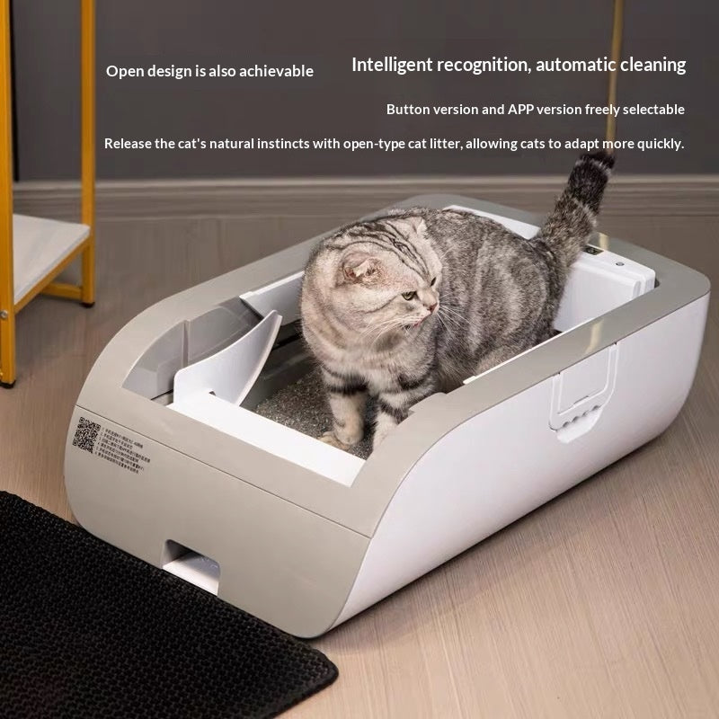 Deodorizing Semi Enclosed Open Pet Litter Box System