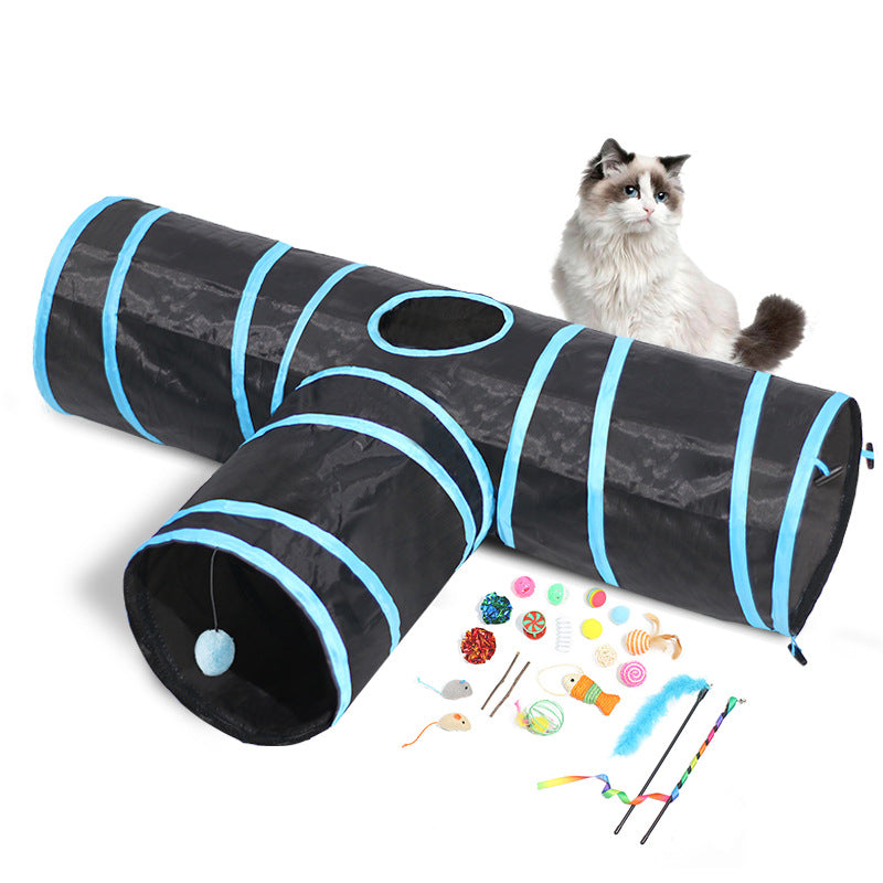 Foldable Pet Tunnel and Climbing Path Toy for Pets