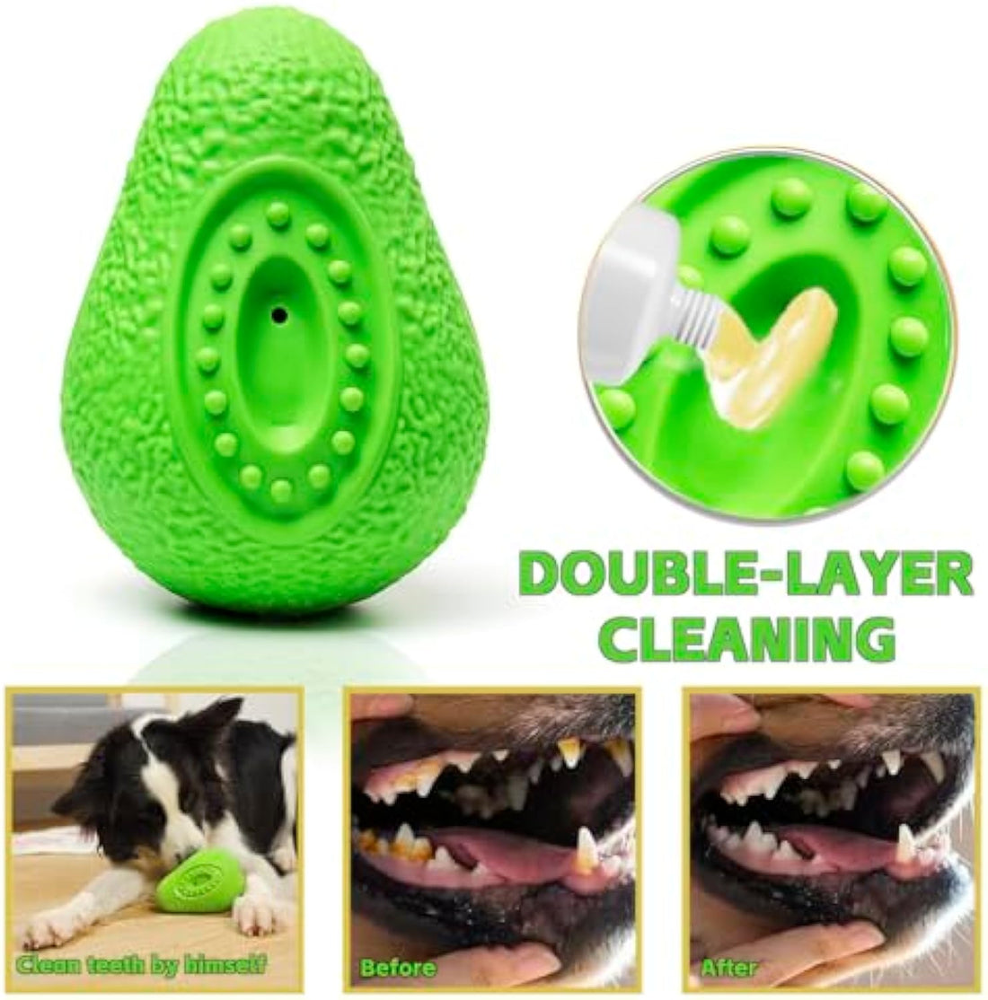 Indestructible Chew Toys for Pets Durable Safe Rubber Toys