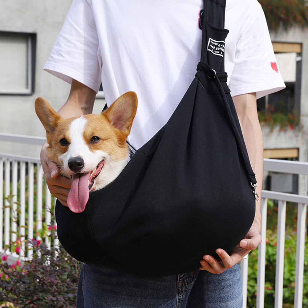 Portable Pet Carrier Shoulder Bag Comfortable Outdoor Travel Sling
