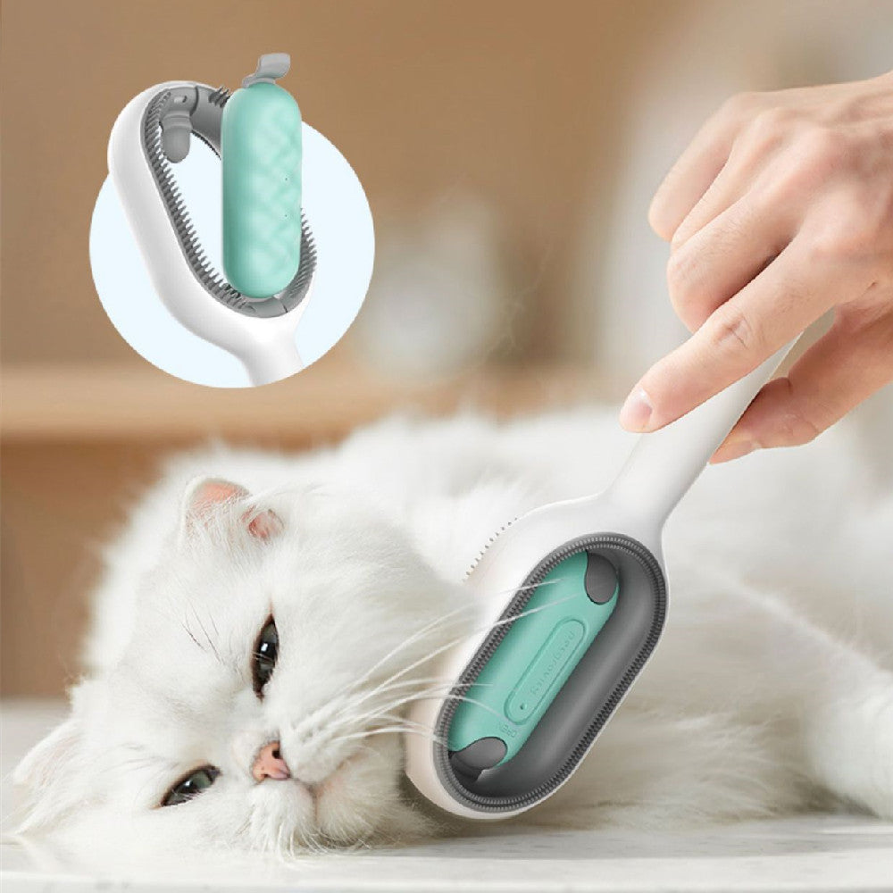 Pet Dematting and Hair Removal Grooming Brush for Pets