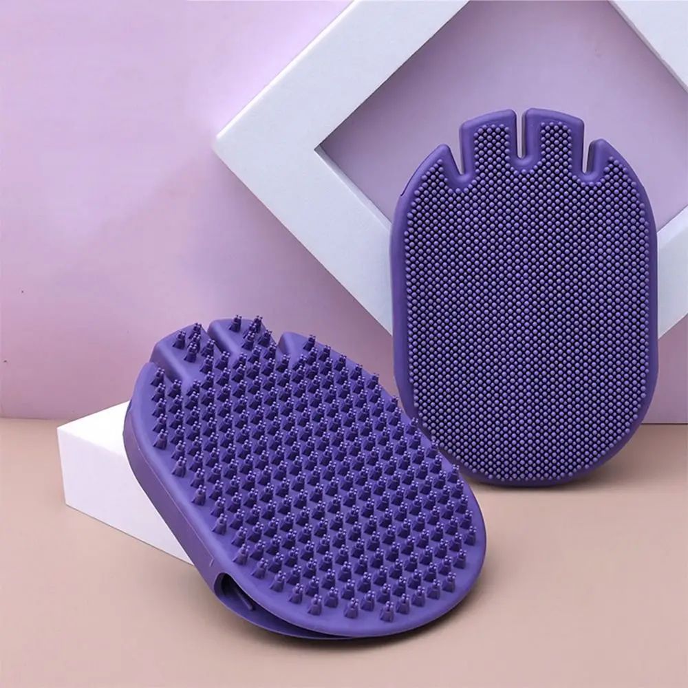 Pet Shampoo Massage Brush Soft Bristle Grooming Tool For Pet Care