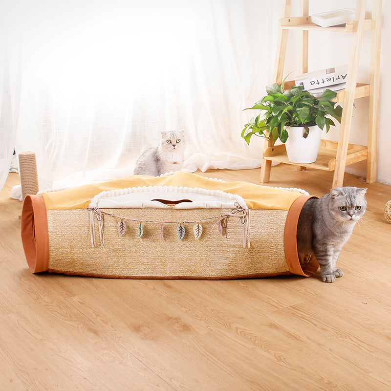 Interactive Litter Roll Tunnel Toys for Pets