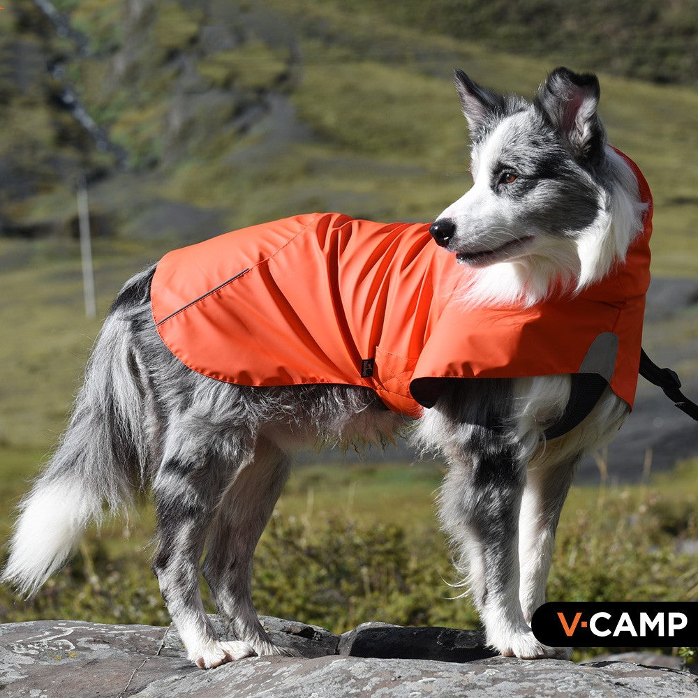 Waterproof Windproof Pet Shell Jacket Outdoor Raincoat Clothing