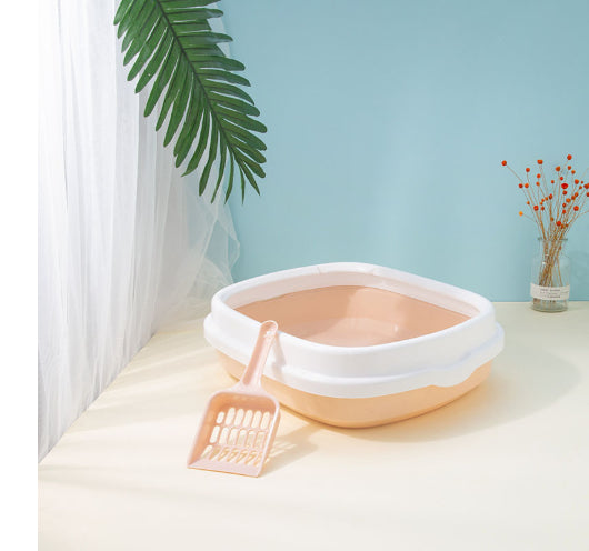 Pet Large Detachable Anti Splash Litter Box Supplies